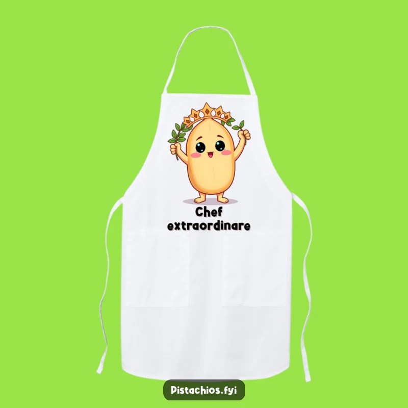 Funny Victorious Nut Apron - Chef's Nut Character Crown, Perfect Funny Gift for Culinary Champions