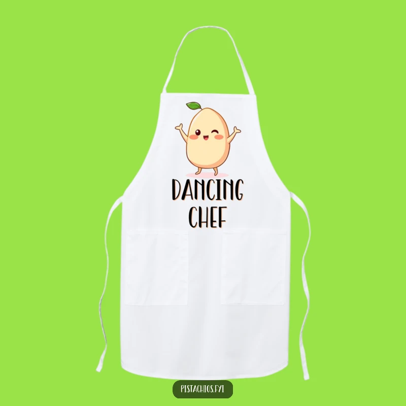 Funny Kawaii Cashew Apron - Kitchen Dance Party Fun