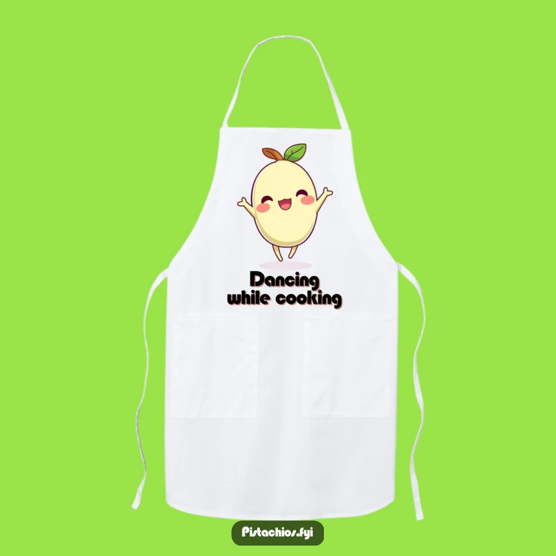 Funny Dancing Pistachio Apron: Cook with Joy and Moves, Gift