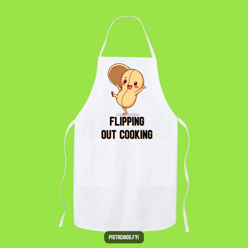 Funny Playful Peanut Apron: Cartwheel Fun for a Perfect Funny Gift