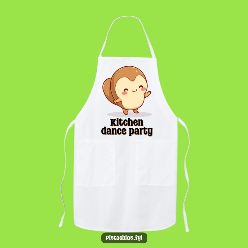 Funny Dancing Hazelnut Apron: Cook with Rhythm, A Funky Funny Gift