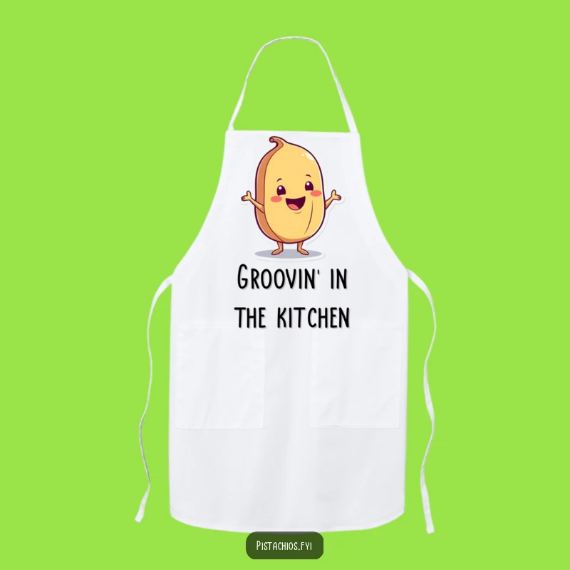 Funny Nut Shimmy Apron - Kitchen Nut Character Fun, Ideal Funny Gift for Chefs
