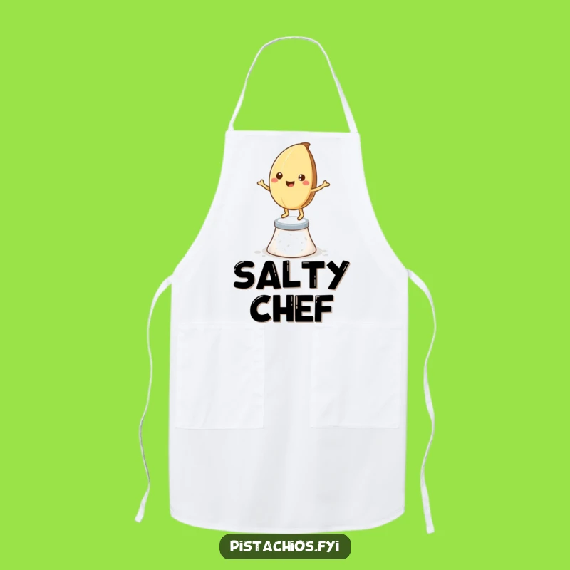 Funny Pistachio Nut Dancing Apron - Hilarious Kitchen Wear for Nut Lovers