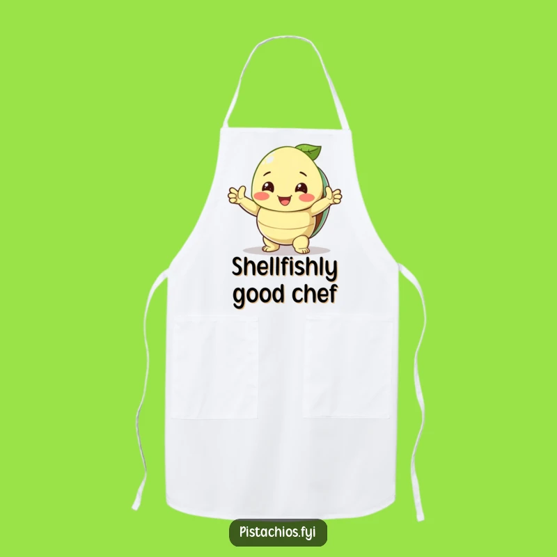 Funny Pistachio Triumph Apron: Hilarious and Practical Kitchen Wear