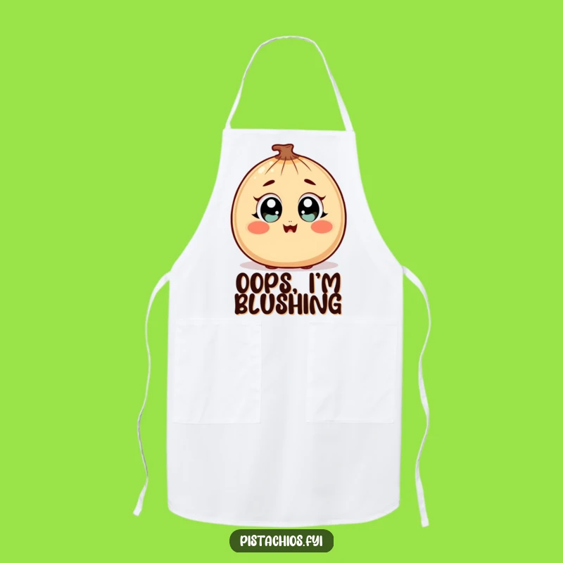 Funny Surprised Nut Apron: Cook with Delight, Chef's Happy Accessory