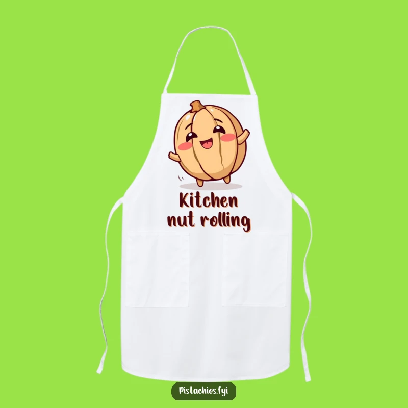 Funny Walnut Apron: Giggling Joy, Hilarious Nutty Kitchen Gift