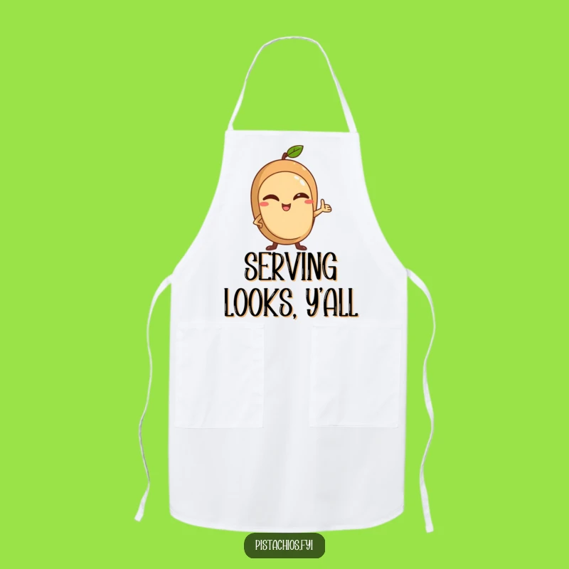 Funny Winking Nut Apron: Cook with Confidence, Chef's Humorous Accessory