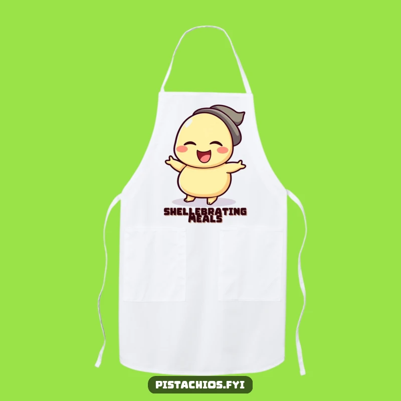 Funny Cashew Jig Apron: Winking Nut's Dance - Kitchen Fun Gift!