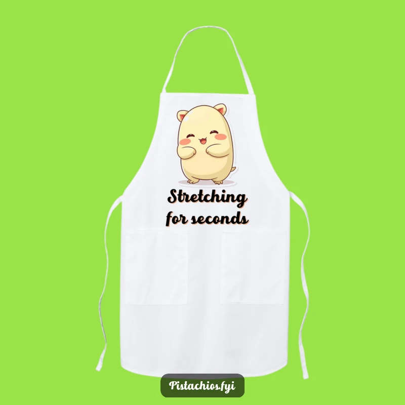 Funny Chubby Pistachio Apron: Silly Stretchy Chef, The Ultimate Funny Kitchen Gift!