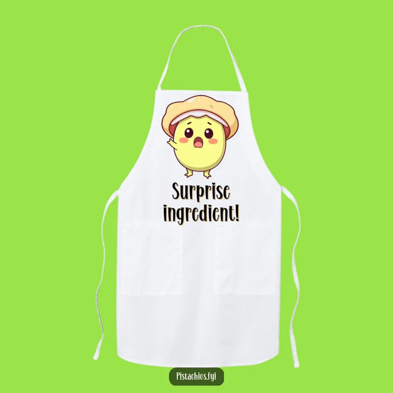 Funny Surprise Pistachio Chef Apron - Delightful Cook Gift