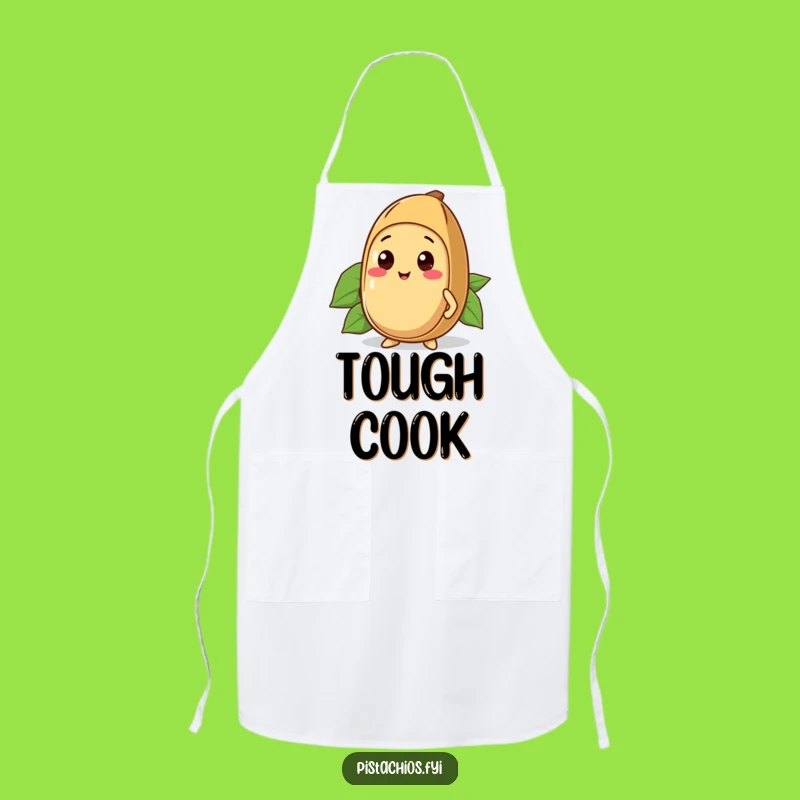 Funny Kawaii Brazil Nut Apron: Strong Shell Kitchen Helper - Whimsical Cooking Gift