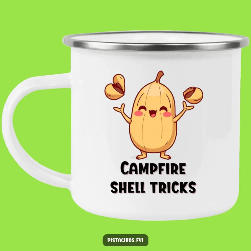 Funny Juggling Nut Camping Mug - Durable Nut Character Skill Cup, Unique Funny Gift for Outdoors