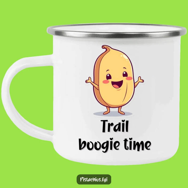Funny Nut Shimmy Camping Mug - Durable Nut Character Cup, Hilarious Funny Gift for Outdoors