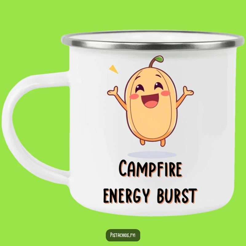 Funny Nutty Campfire Mug: Energetic Bounce - Rugged & Humorous Gift
