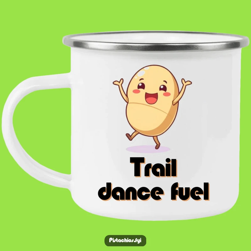 Funny Nutty Dance Camping Mug - Cheerful Outdoor Companion & Perfect Fun Gift
