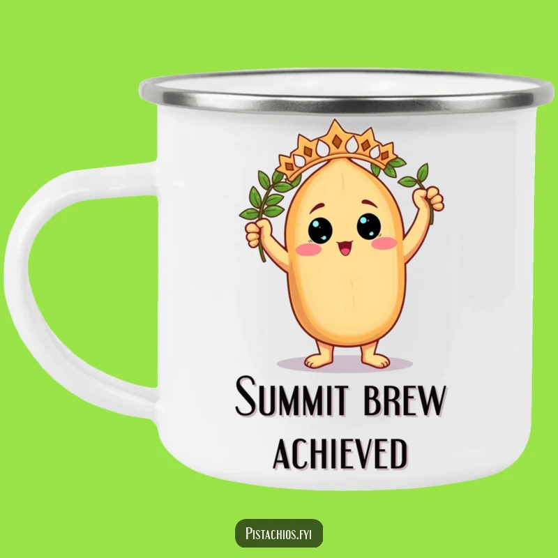 Funny Victorious Nut Camping Mug - Durable Champion Nut Cup, Unique Funny Gift for Outdoors