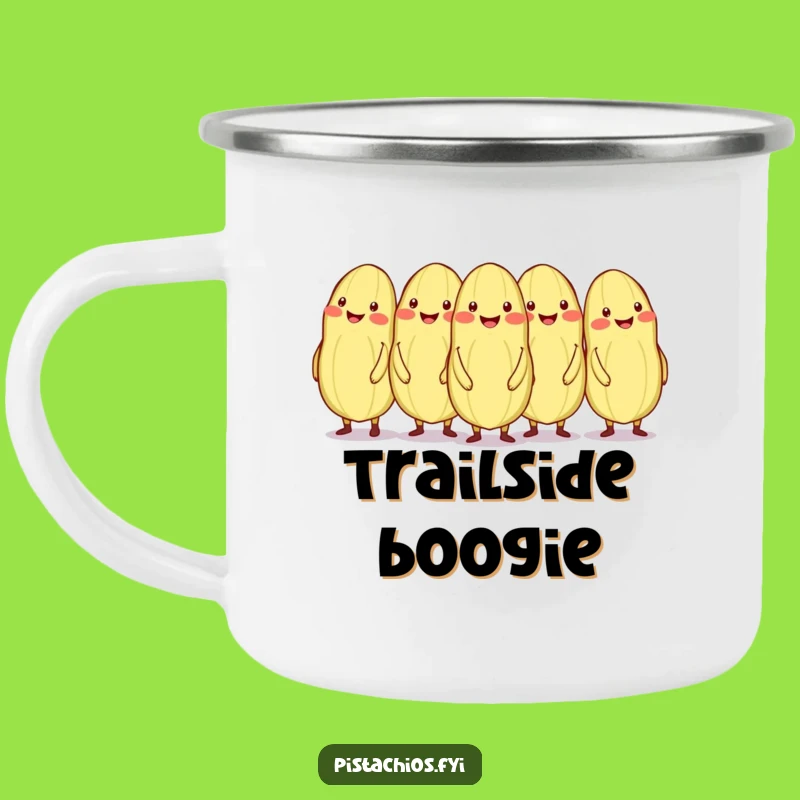 Funny Conga Line Pistachios Camping Mug: Party Wherever You Roam