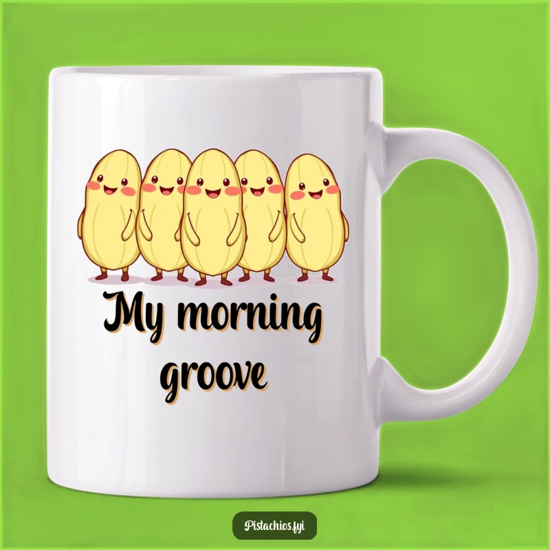 Funny Conga Line Pistachios Mug: Dance to Your Own Beat Gift