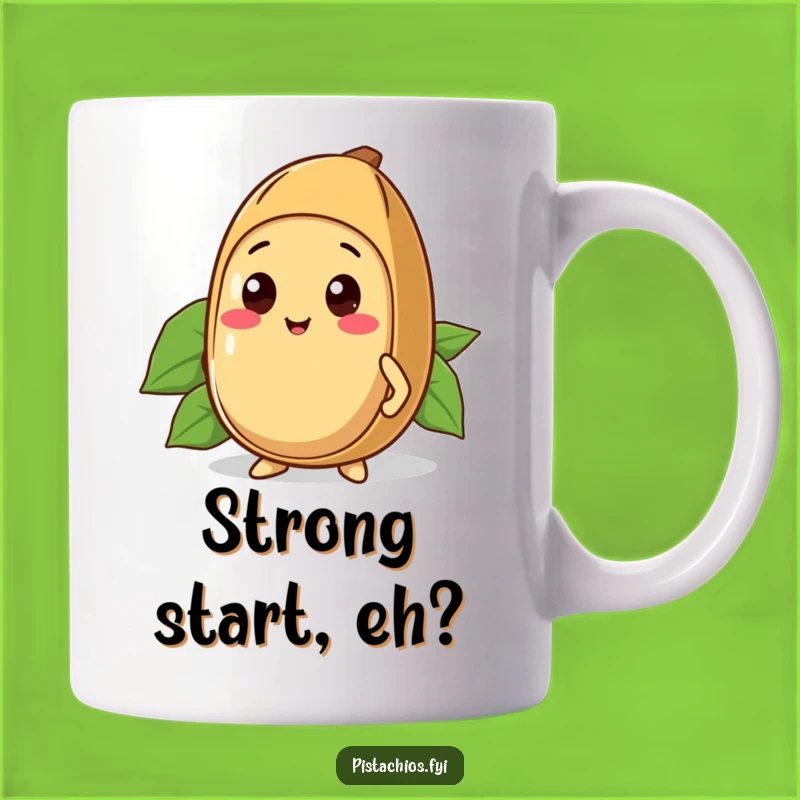 Funny Kawaii Brazil Nut Mug: Proud Shell Power - Unique & Strong Gift Mug