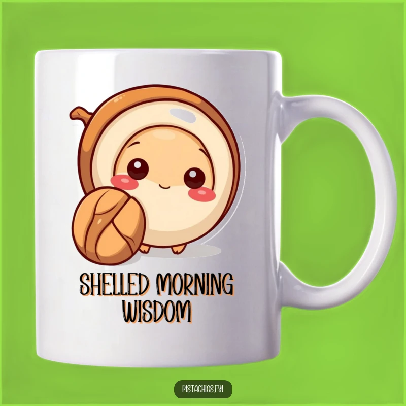 Funny Pecan Shy Nut Mug - Hidden Humor - Quirky Gift Idea