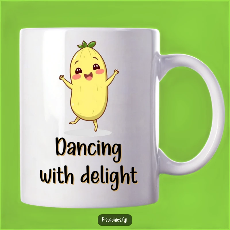Funny Pistachio Jig Mug: Cheerful Nutty Dance Gift For Happy People