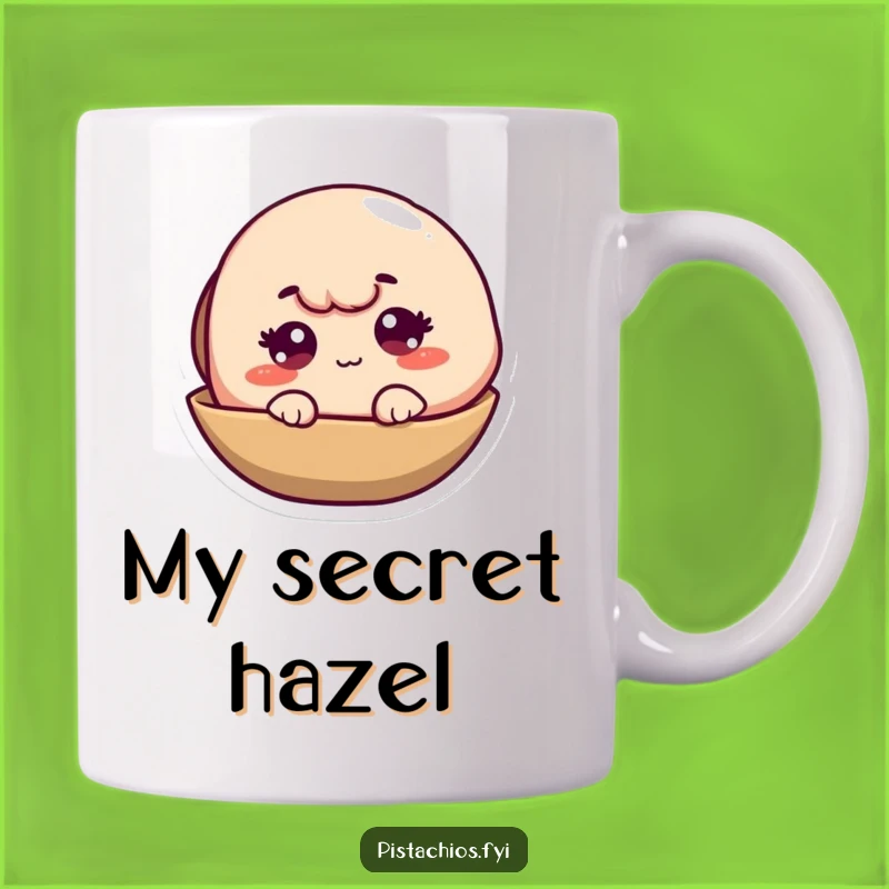 Funny Winking Pistachio Shell Mug: A Cheeky Gift for Nutty Friends