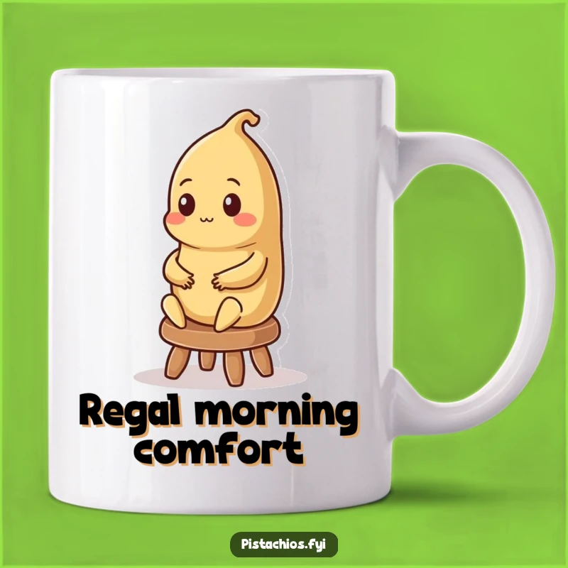 Funny Brazil Nut King Mug - Regal Nutty Comfort, Perfect Funny Gift