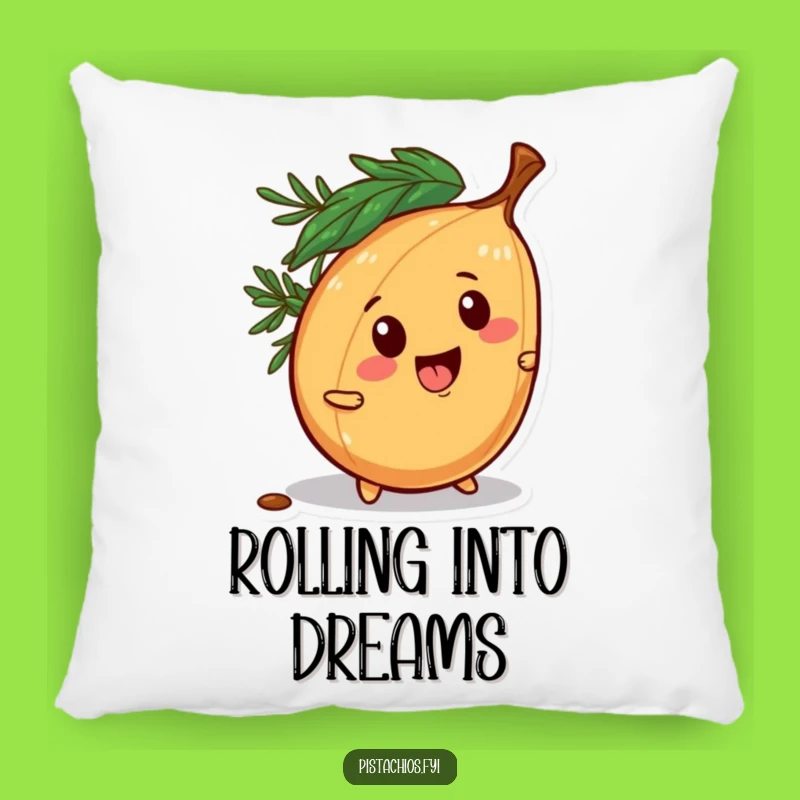 Comfy Funny Pine Nut Escape Pillow - Cozy Nutty Fun, Great Funny Gift