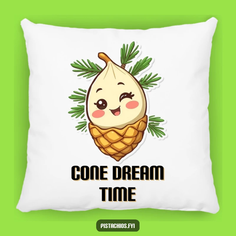 Funny Pine Nut Pillow - Comfy Winking Nut for Cozy Giggles