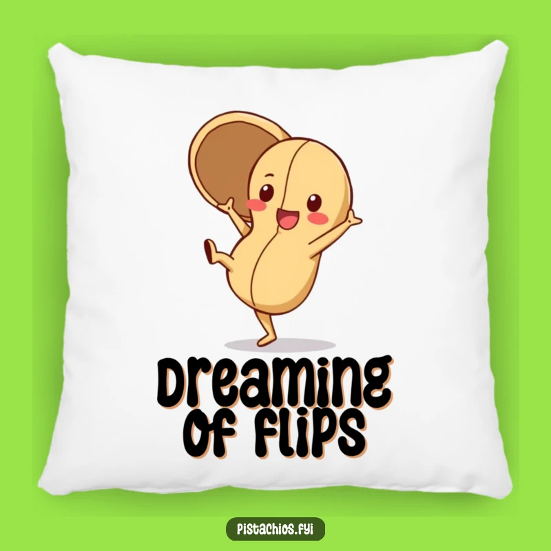 Funny Playful Peanut Pillow: Cartwheel Fun for a Perfect Funny Gift
