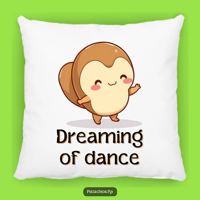 Soft Funny Dancing Hazelnut Pillow: Cozy Moves, A Fun Funny Gift