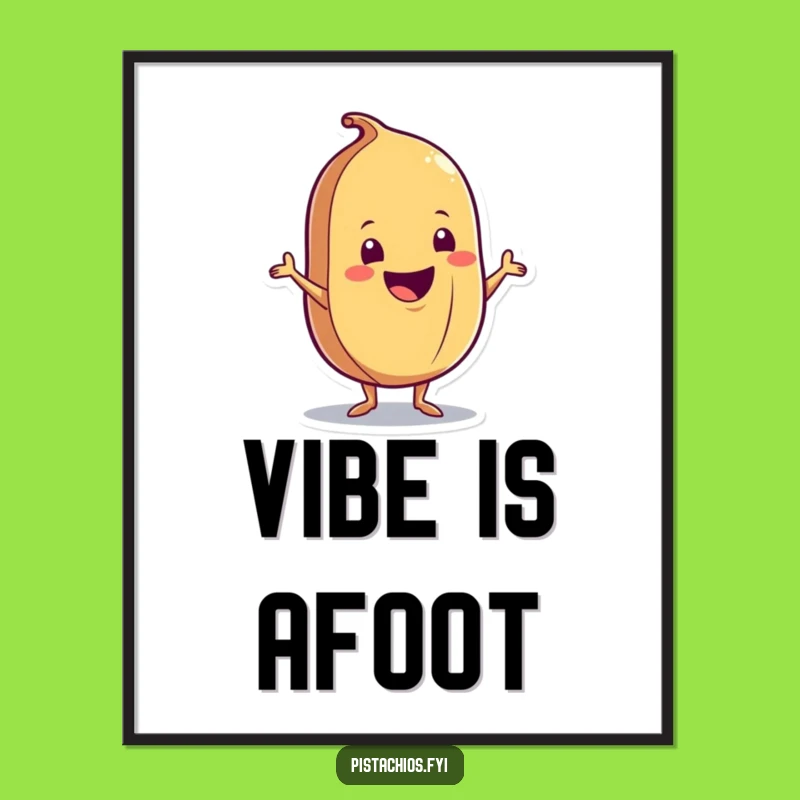 Funny Nut Shimmy Digital Art - Vibrant Nut Character Dance, Instant Funny Gift for Decor