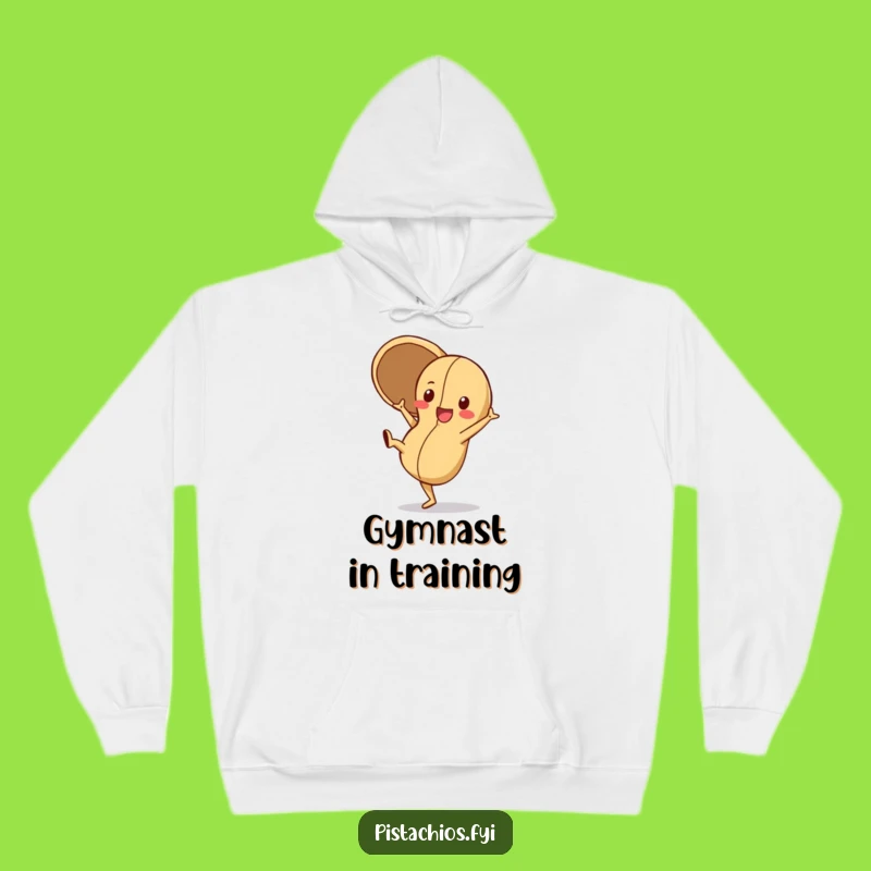 Funny Playful Peanut Hoodie: Cartwheel Fun for a Perfect Funny Gift