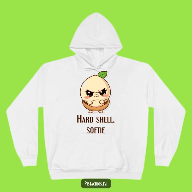 Funny Macadamia Tough Guy Hoodie: Cozy Shell, Big Heart - Gift!