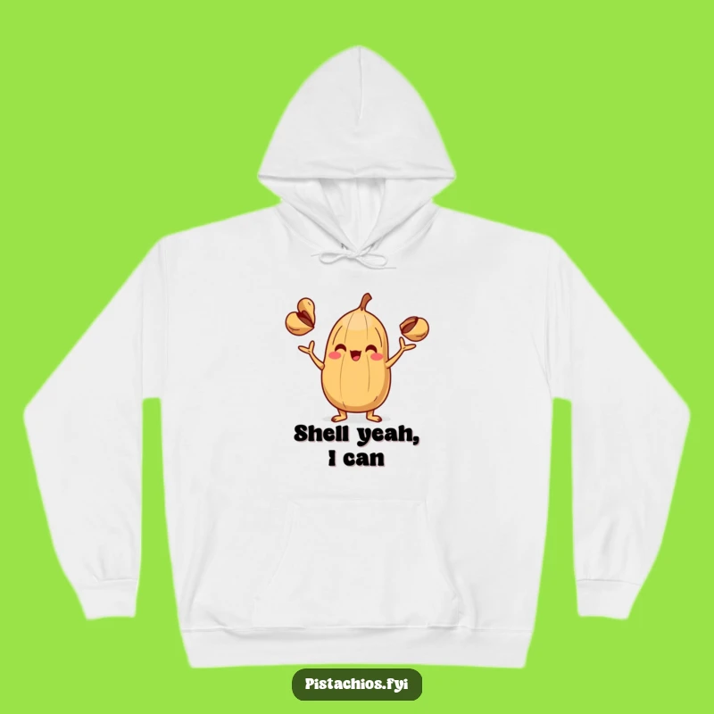Funny Juggling Nut Hoodie - Cozy & Skillful Nut Character, Perfect Funny Gift for Cold Days