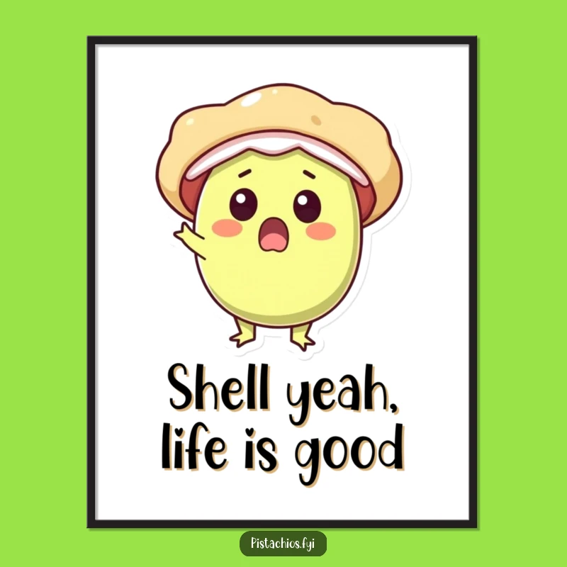 Free Printable Wall Art: Exploding Pistachio Delight - Funny Downloadable Decor