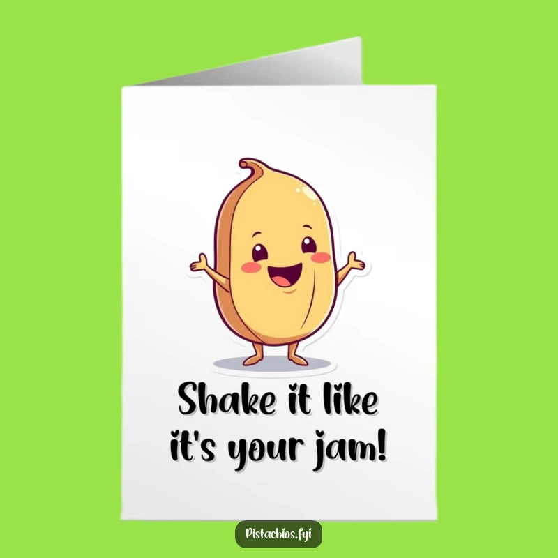 Free Printable Birthday Card: Delighted Nut Shimmy Funny Downloadable Gift