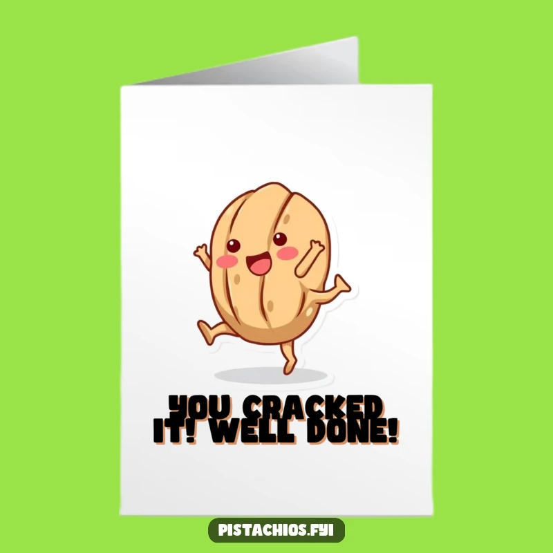 Free Printable Congrats Card: Hilarious Walnut Cartwheel, Perfect Downloadable Gift for Achievements