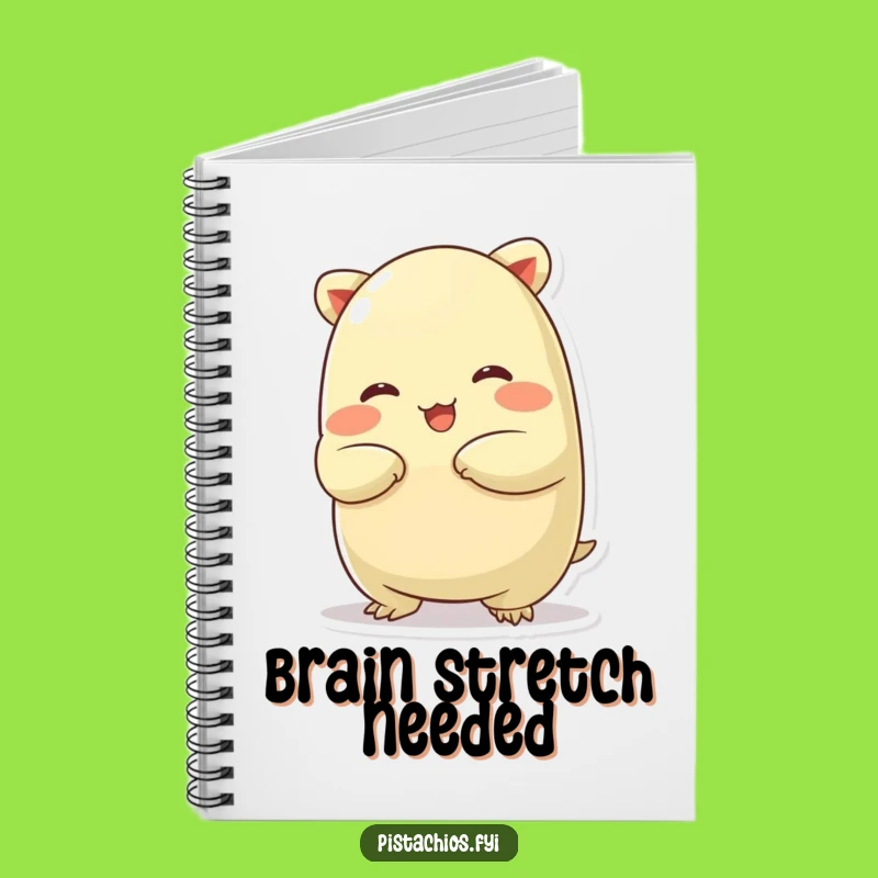 Funny Chubby Pistachio Notebook: Silly Stretchy Nut Journal, Perfect Funny Gift for Note-Takers!