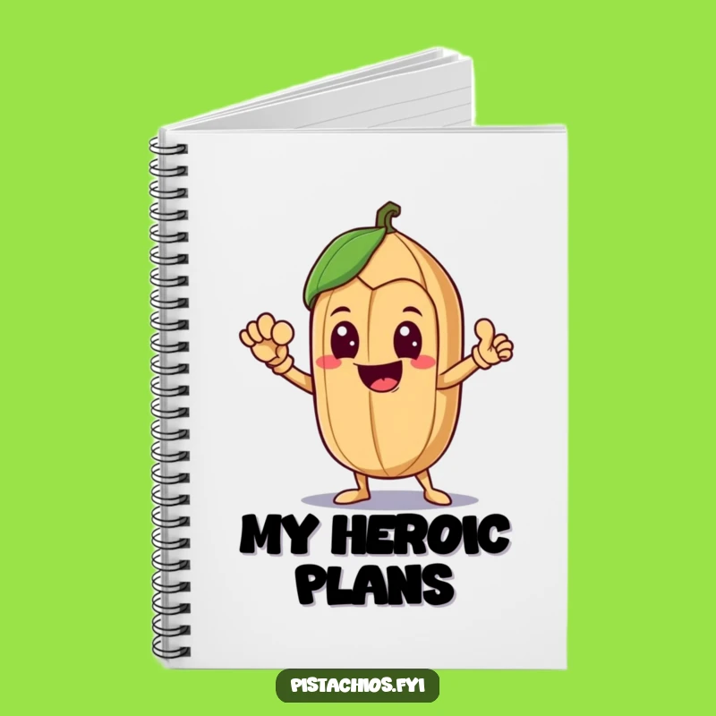 Funny Hero Brazil Nut Notebook: A Delighted Nut's Bold Pose for a Perfect Funny Gift