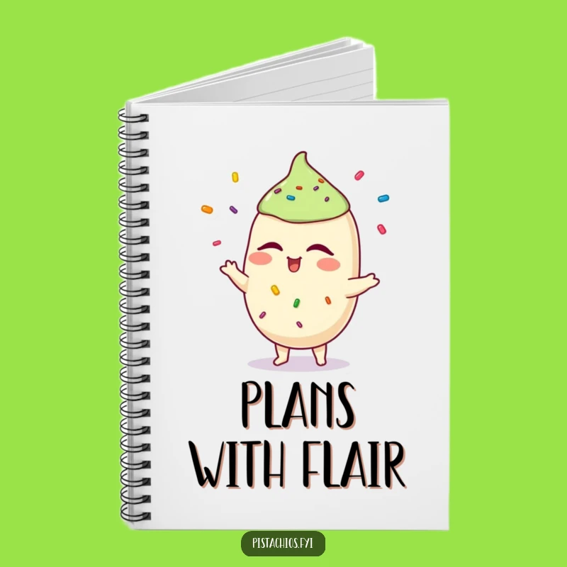 Funny Pistachio Juggling Notebook: Jot Down Ideas with This Hilarious Gift!