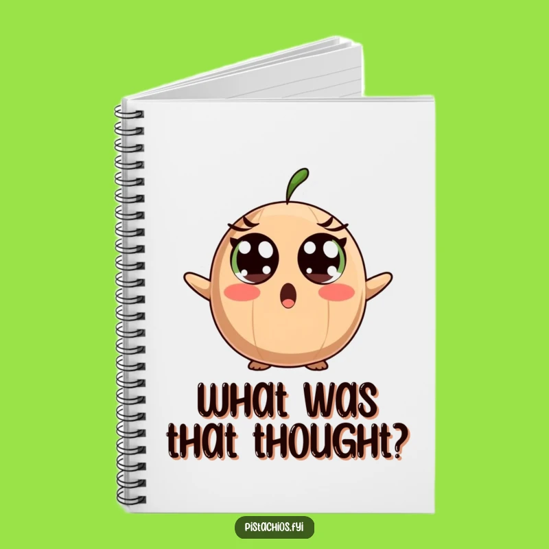 Funny Surprised Brazil Nut Notebook - Wide Eyes, Jot Down Your Shock!
