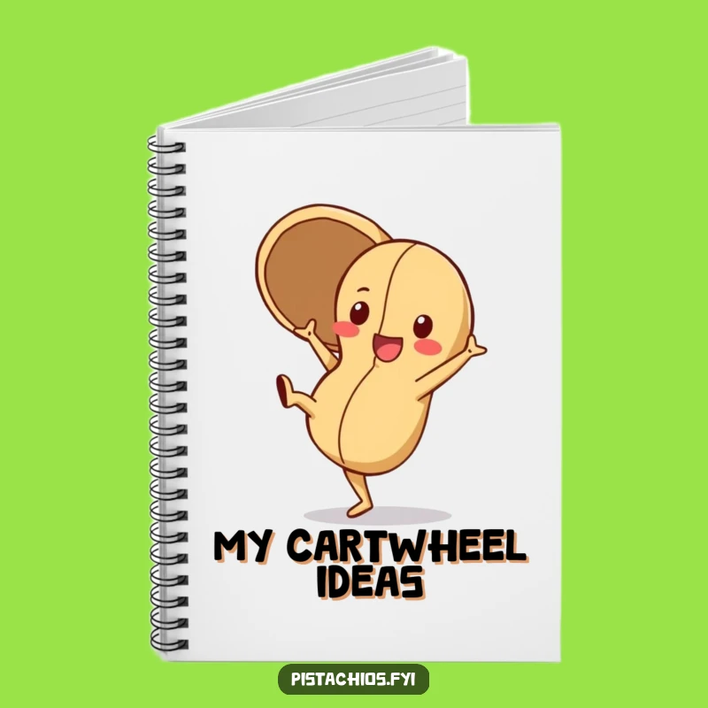 Funny Playful Peanut Notebook: Cartwheel Fun for a Perfect Funny Gift