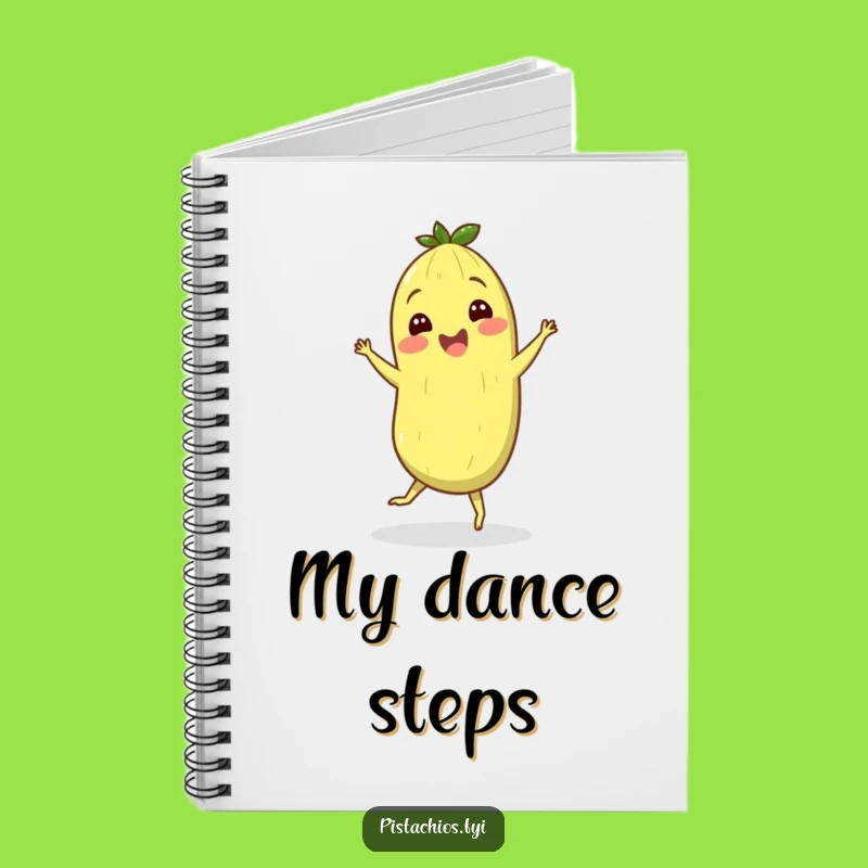 Funny Pistachio Jig Notebook: Cheerful Nutty Journal For Ideas