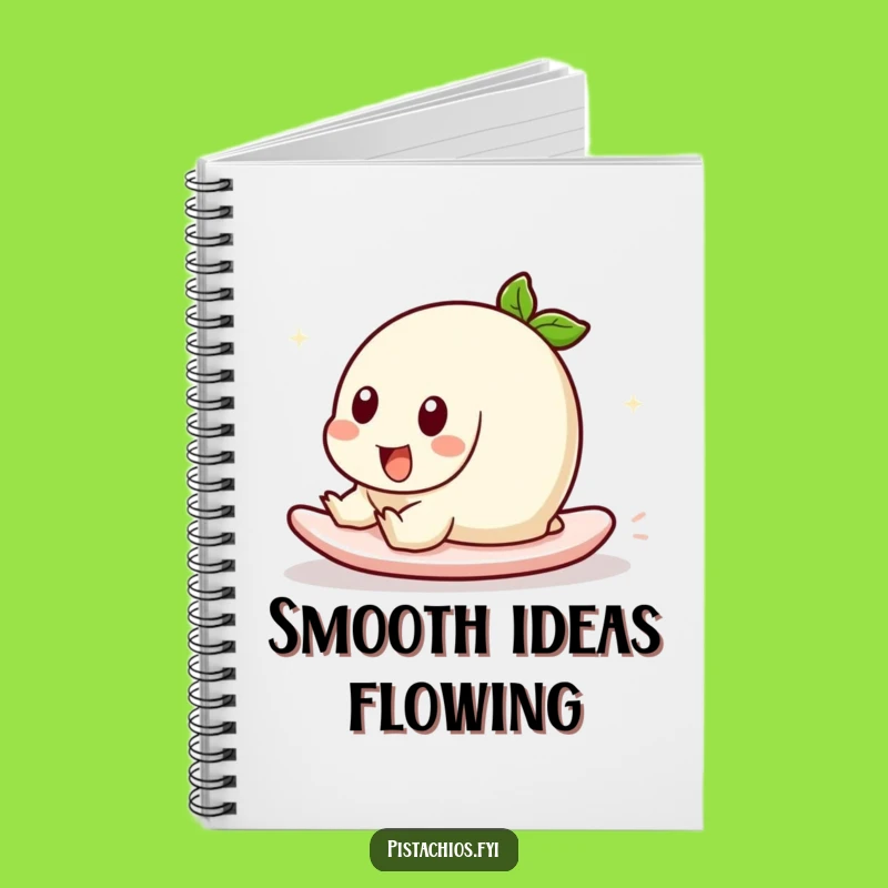 Funny Sliding Pistachio Notebook: Jot Down Ideas with Hilarious Playful Energy