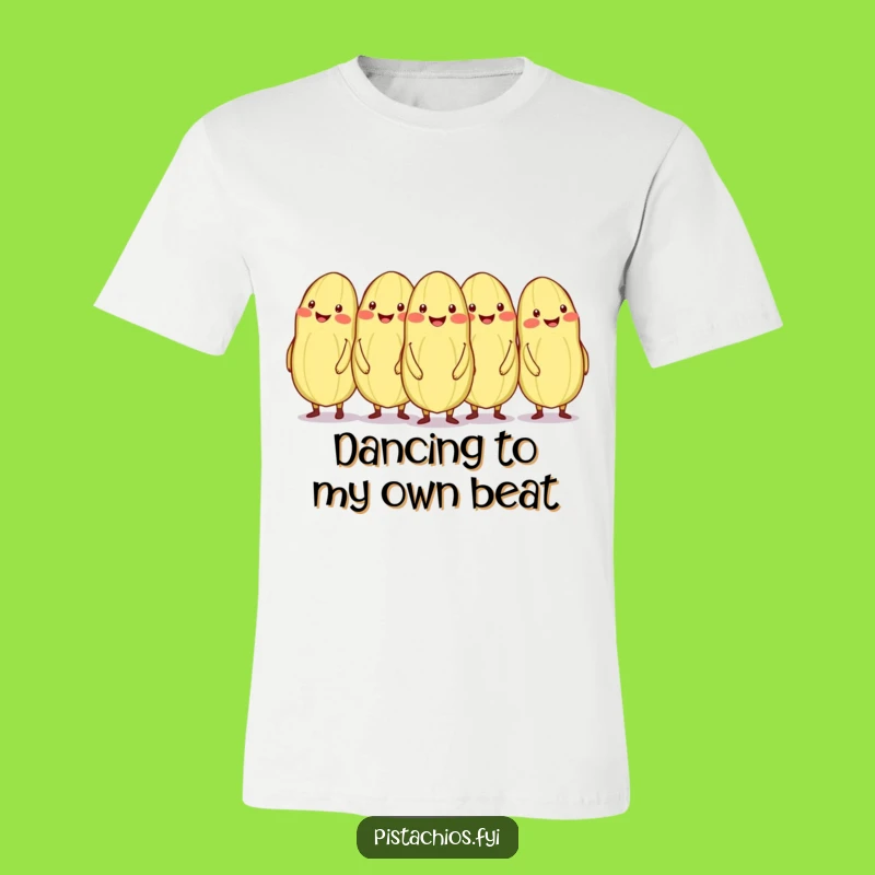 Funny Conga Line Pistachios T-Shirt: Join the Nutty Party!