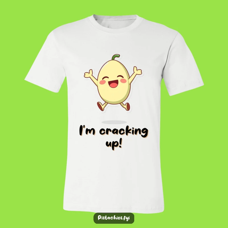 Funny Excited Pistachio T-Shirt: Nutty Fun Apparel For Snack Addicts