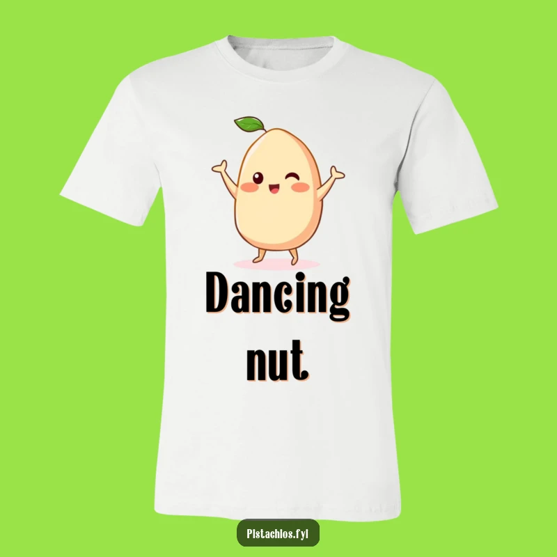 Funny Kawaii Cashew T-Shirt - Happy Dance Nut for Cute Style
