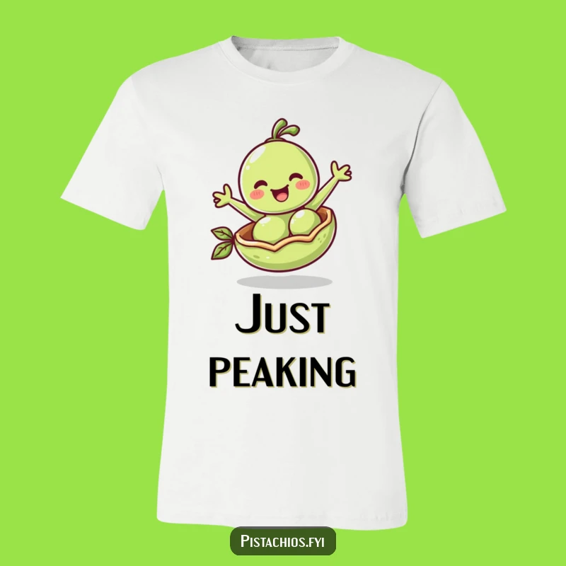 Funny Pea Pod Bounce T-Shirt: Lively and Hilarious Apparel