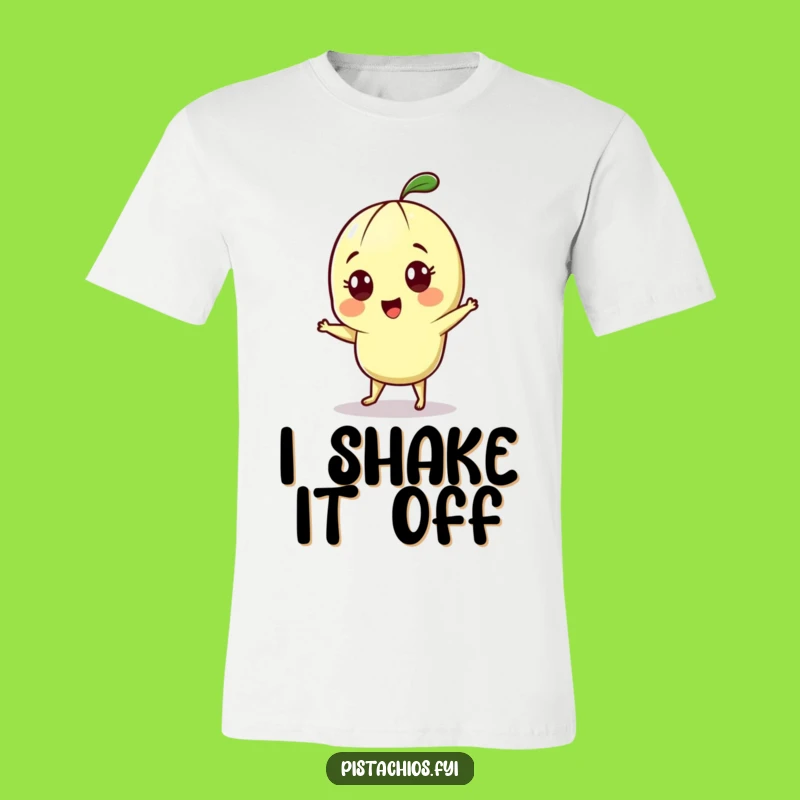Funny Pistachio Dance Party T-Shirt - Cheerful Character Tee